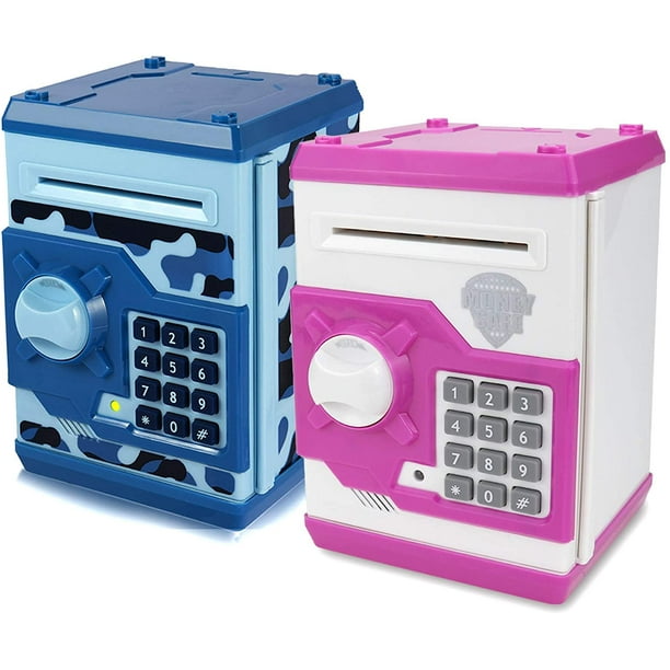Yoego Kids Money Bank Electronic Piggy Banks x2Pcs Great Gift