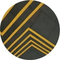 thumbnail image 1 of Ahgly Company Indoor Round Patterned Mid Gray Novelty Area Rugs, 4' Round, 1 of 6