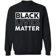 thumbnail image 2 of OXI Crewneck Sweatshirt - Basic Casual Sweatshirts for Men's and Women Fleece Sweatshirt Long Sleeve - Black Large, 2 of 2