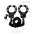 thumbnail image 2 of Peggybuy Bicycle Lock Portable Handcuff Lock Cycling Accessories Bike E-Scooter Padlock, 2 of 9