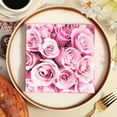 thumbnail image 6 of 20 PCS Pink Heart Paper Napkins, Red Pink Disposable Hand Towels Dinner Napkins, 6.5" x 6.5" Romantic Guest Decorative Paper Napkins for Valentine Anniversary Birthday Wedding Supplies, 6 of 6