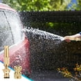 thumbnail image 5 of Hvmvliv Garden Hose Nozzle All Copper Car Wash Water Nozzle Direct Spray Garden Direct Spray 4-Point Water Connection 6-Point Water Connection Garden Supplies A, 5 of 6