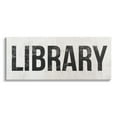 thumbnail image 3 of Stupell Industries Library Rustic Weathered Phrase Typography Painting Gallery Wrapped Canvas Print Wall Art, 3 of 5