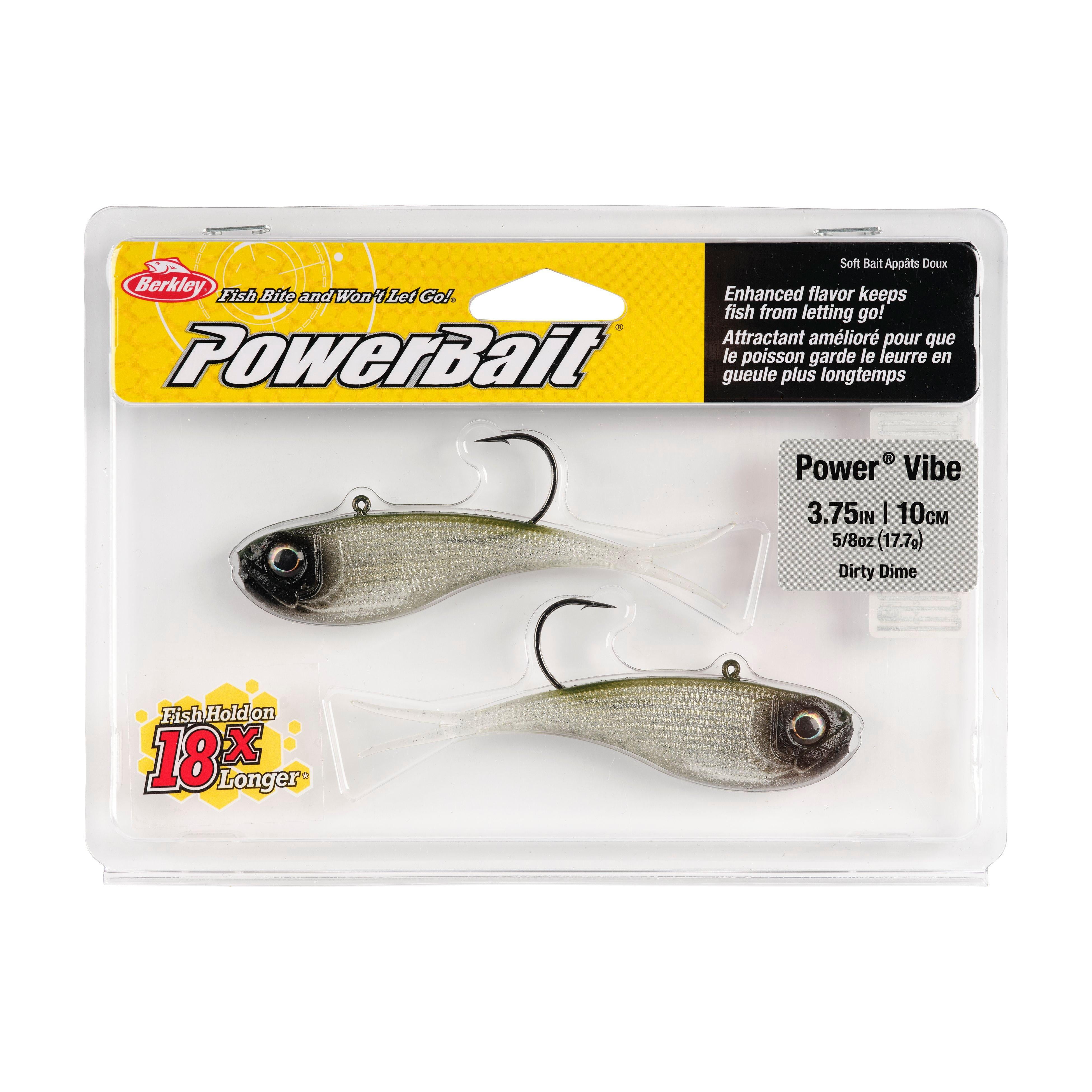 Berkley PowerBait® Power® Vibe, 3.75 in, Dirty Dime