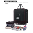 thumbnail image 5 of PULLIMORE Expandable Rolling Travel Bag - 3-Zip Water-Resistant Luggage with 360° Spinner Wheels (15.7-27.6"), 5 of 7
