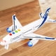 thumbnail image 1 of Avión planeador inercial de juguete para niños con sonido y luces de colores | Avión de simulación para educación temprana | Modelo de empuje y vuelo para que los niños aprendan a jugar, 1 of 5