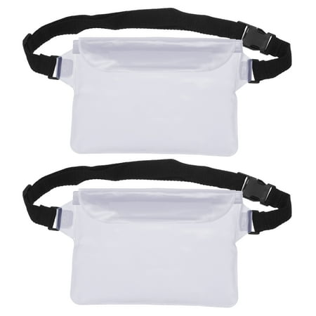 Uxcell Waterproof Pouch Clear Cellphone Dry Bag Universal Underwater Protection Cover White 2 Pack
