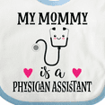 thumbnail image 4 of Inktastic Physician Assistant Pa Mom Baby Girls Baby Bib, 4 of 4