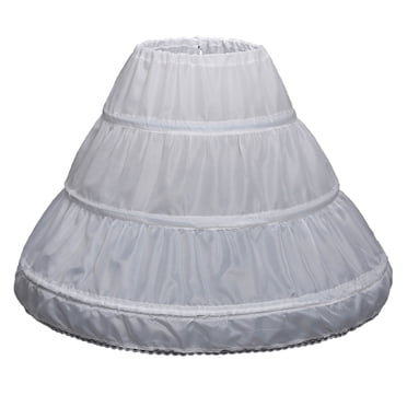 relayinert Lightweight And Easy To Wear Petticoat For Kids Support Dress Effectively Gift Choice white 55cm