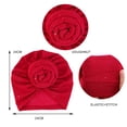 thumbnail image 5 of MSJUHEG Head Scarves for Chemo,Turbans for Women,Hair Scarf,Chemo Headwear for Women,Head Wraps for Women,Head Scarf Hat Cap Turban Wrap Hats Headwear Wine One Size, 5 of 6