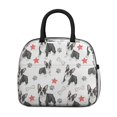 thumbnail image 2 of French Bulldog and Stars White Pattern Insulated Leakproof Lunch Box for Work, Lunch Bag for Women Men, Loncheras Para Mujer for Beach Travel Picnic Camping, 2 of 6