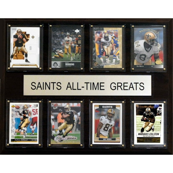 New Orleans Saints 12'' x 15'' All-Time Greats Plaque