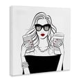 thumbnail image 2 of Stupell Industries Art Deco Chic Boss Morning Coffee Moment Canvas Art, 30 x 30, by Martina Pavlova, 2 of 8