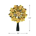 thumbnail image 4 of Northlight 5.5" Gold Snowflake Starburst Christmas Tree Topper - Clear Lights, 4 of 4