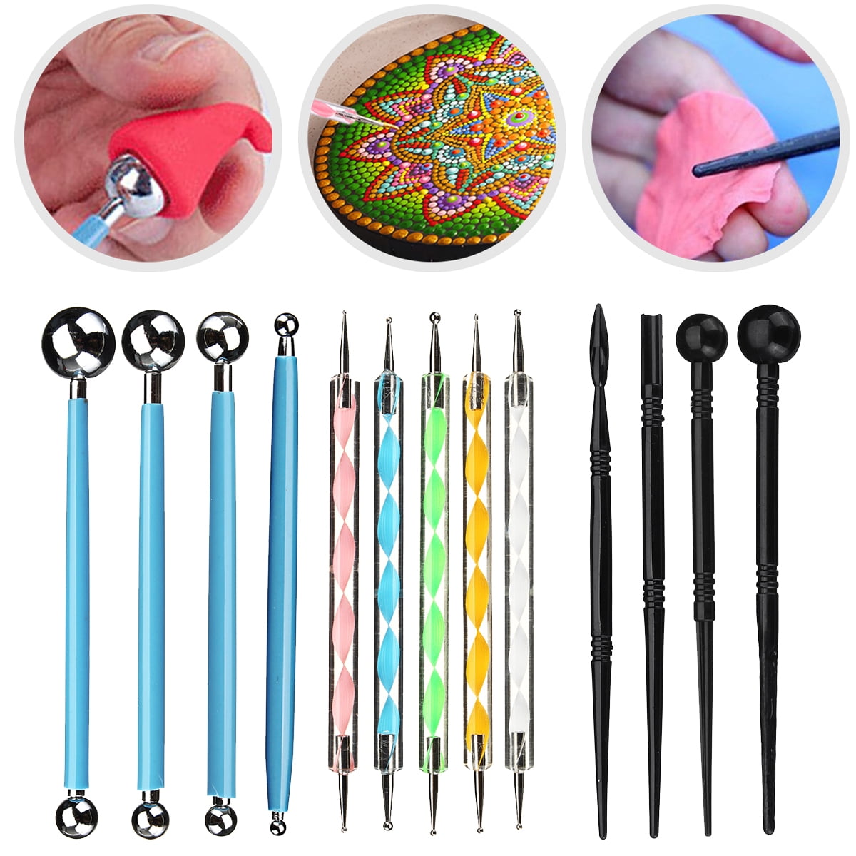 13Pcs Mandala Dotting Painting Tools Stencils Rocks Template Acrylic