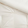 thumbnail image 2 of Bourina 3-Piece King Size Comforter Set, Pleated Design, Wrinkle-Resistant Microfiber Bedding, Ivory, 102" x 90", Lightweight & Machine Washable, All Season, 2 of 8