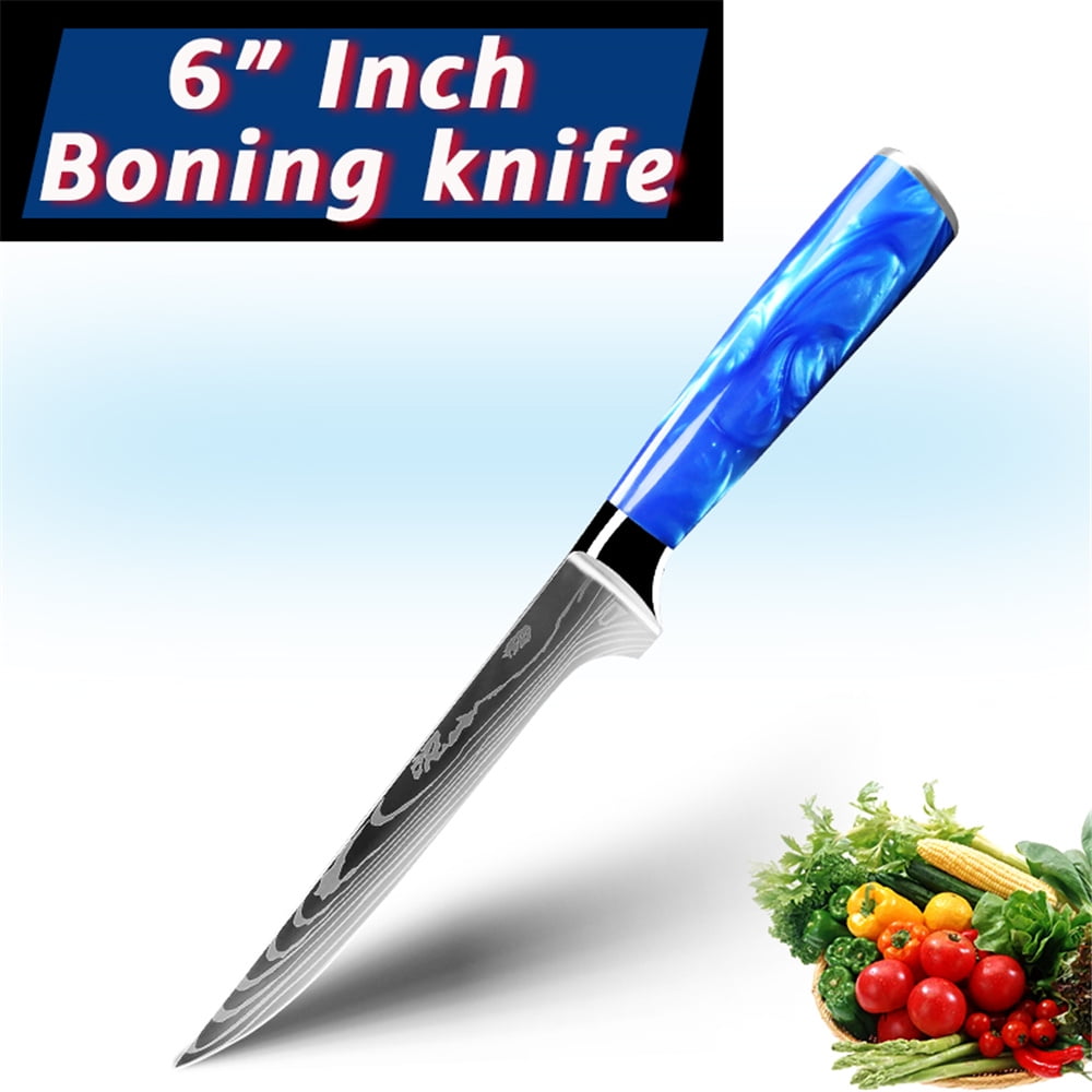 Kitchen Knife Damascus Laser Steel Professional Chef Knives 7CR17 440C
