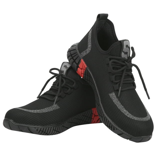 Embout d'Acier, Chaussures de Sécurité Travail de Construction Espadrilles de Sécurité Chaussures de Travail de Construction Fonctionnalité Polyvalente