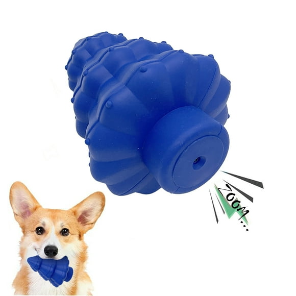 Dog Chew Toys, Christmas Tree Design Dog Toys with Squeaky Sounds, Interactive Chew Dog Toys with Bulge for Small, Medium, Large Breed, Christmas Gifts, Training, Blue