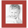 thumbnail image 2 of ArtToFrames 11x12" Deep Red Custom Mat for Picture Frame with Opening for 7x8" Photos. Mat Only, Frame Not Included (MAT-243), 2 of 5