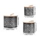 thumbnail image 2 of Metal Flowerpot Galvanized Iron Storage Bucket with Lid for Storage Use 3Pcs, 2 of 5