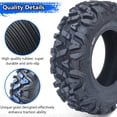 thumbnail image 2 of Premium AT PR TL UTV ATVTire for All-Terrain Vehicles, Tubeless, 6-Ply Rating, Max. Various Specifications are Available., 2 of 8