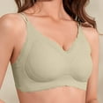 thumbnail image 2 of Penkiiy Women Bras Woman's Comfortable Lace Breathable Bra Underwear No Rims Yellow Bras, 2 of 4