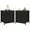 Black, variant on Nightstand Set Of 2, Dresser for Bedroom with 2 Drawer, Small Dresser Beside Tables, Nightstand with Removable Fabric Bins for Small Spaces, Closet, Entryway, College Dorm