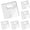 Z-White*10, variant on Vertical Blind Repair Tabs, Aetherz Clear Blind Replacement Parts Blind Repair Tabs for Vertical Blinds Slats Repair