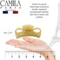 thumbnail image 6 of Camila Paris CP3240 French Hair Clip for Women, Blue, Girls Hair Claw Clips Jaw Fashion Durable and Styling Hair Accessories for Women, Strong Hold No Slip Grip, Made in France, 6 of 24