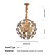 thumbnail image 1 of New LED Gold K9 Crystal Modern Led Chandelier Living Room Bedroom Luxury Interior Lighting My Lux Decor Round, 1 of 7