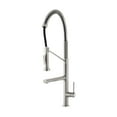thumbnail image 4 of Nouvet Single Handle, Pull-Down Kitchen Faucet with Pot Filler in Brushed Nickel, 4 of 12