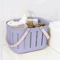 thumbnail image 5 of Qholemyo Bathroom Portable Plastic Bath Basket For Student Use Shower Shampoo Storage Easy To Carry Bathroom Organizers And Storage Storage Basket, 5 of 6