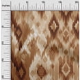 thumbnail image 2 of oneOone Cotton Poplin Twill Brown Fabric Flame Stitch Fabric For Sewing Printed Craft Fabric By The Yard 56 Inch Wide, 2 of 5