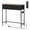 Gray, variant on Industrial Console Table with Charging Station, 31.5 inch Narrow Entryway Table with 2 Fabric Drawers, Side Hook & Adjustable feet Black