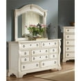 thumbnail image 2 of Bowery Hill White 10 Drawer Triple Dresser and Mirror, 2 of 3