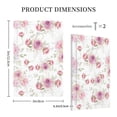 thumbnail image 3 of DouZhe 1-Gang Blank Wallplate, Pastel Flowers Roses Decorative Wall Plates, 3 of 7