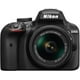 thumbnail image 1 of Cámara Digital Nikon  D3400 AF-P DX 18-55mm f/3.5-5.6G VR MAS SDHC 16 HB, 1 of 5