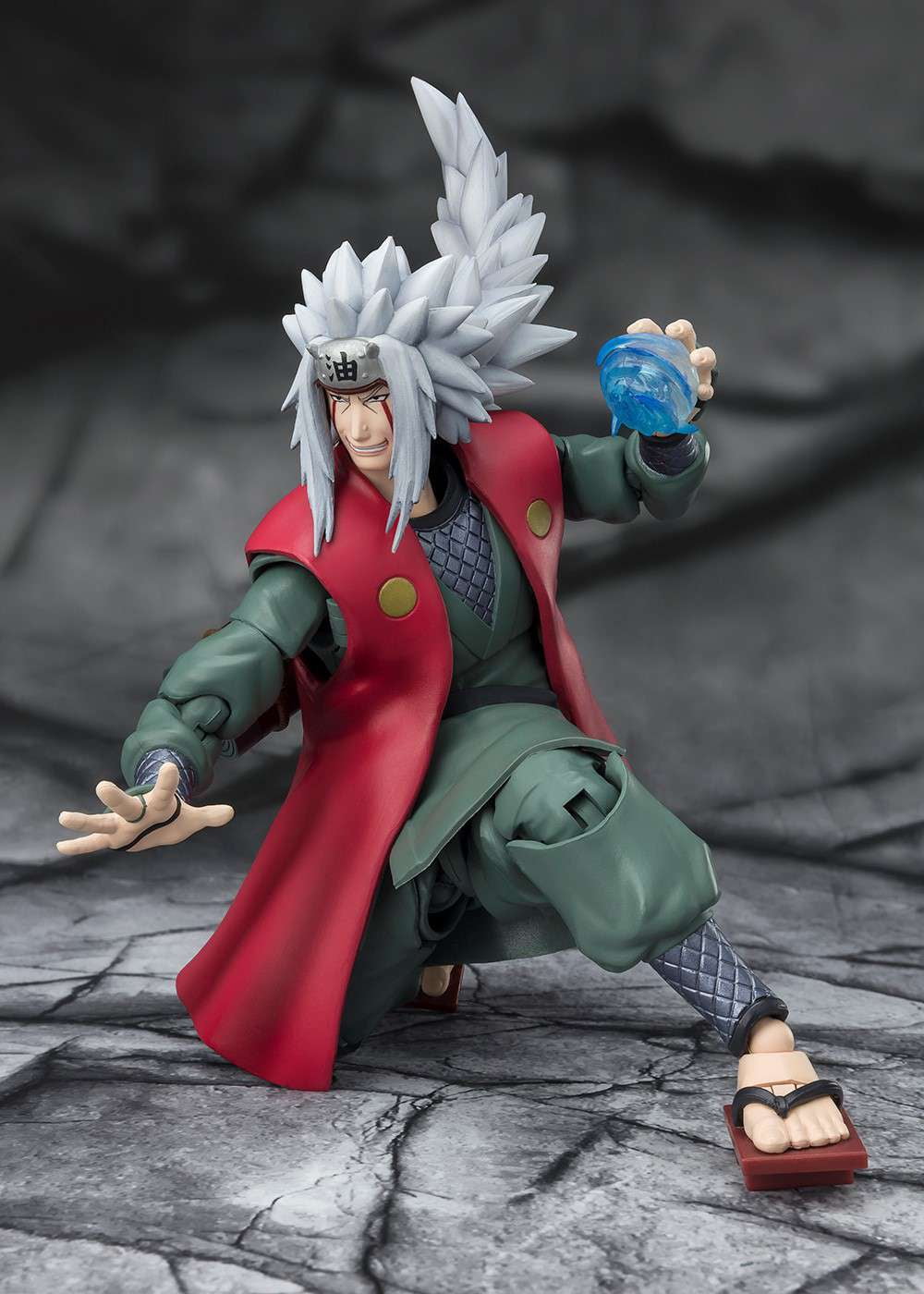 Tamashii Nations Naruto S.H.Figuarts Jiraiya Action Figure, 7.5 x 3.75 x 6.5 in, Plastic Multicolor