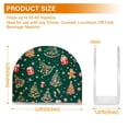 thumbnail image 4 of Yayeee Napkin Holder for Table Kitchen Paper Tissue Organization, Green Christmas Gingerbread, 4 of 8