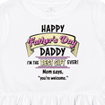 thumbnail image 4 of Inktastic Happy Father's Day Best Ever in Pink Girls Toddler Dress, 4 of 5