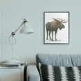 thumbnail image 2 of Stupell Industries Minimal Northern Moose Wild Woodland Animal Black Framed, 24 x 30, Design by James Wiens, 2 of 8