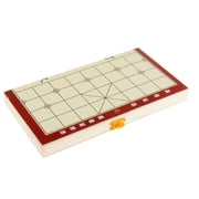 Mini Foldable Board Game Chinese Traditional Game Gathering Party Game Portable Xiang Chinese Chess Set 1inchPieces Diameter
