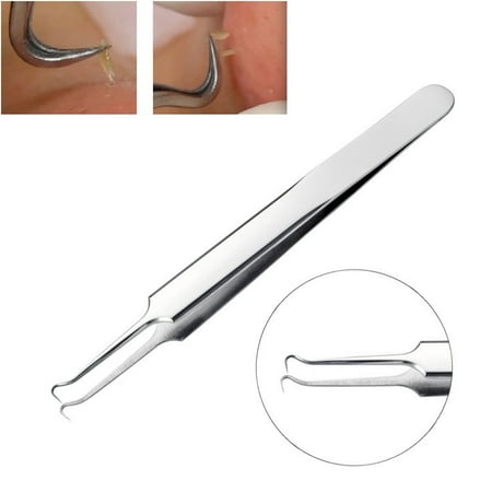 Facial Extractor Bend Curved Blackhead Blemish Acne Remover Tweezers