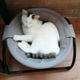 thumbnail image 3 of Cat Hammock Bed Free-Standing Cat Sleeping Bed Hanging Nest with Detachable Cover Stable Structure Detachable Washable Elevated Cat Hammock Cat Cooling Cot, 3 of 7