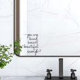 thumbnail image 3 of Affirmation Stickers You are Kind Smart Beautiful Enough, Mirror Wall Decor for Bathroom, Vinyl Peel and Stick Wall Decals for Home Decor Living Room Bedroom Girl Home Decoration (White), 3 of 8