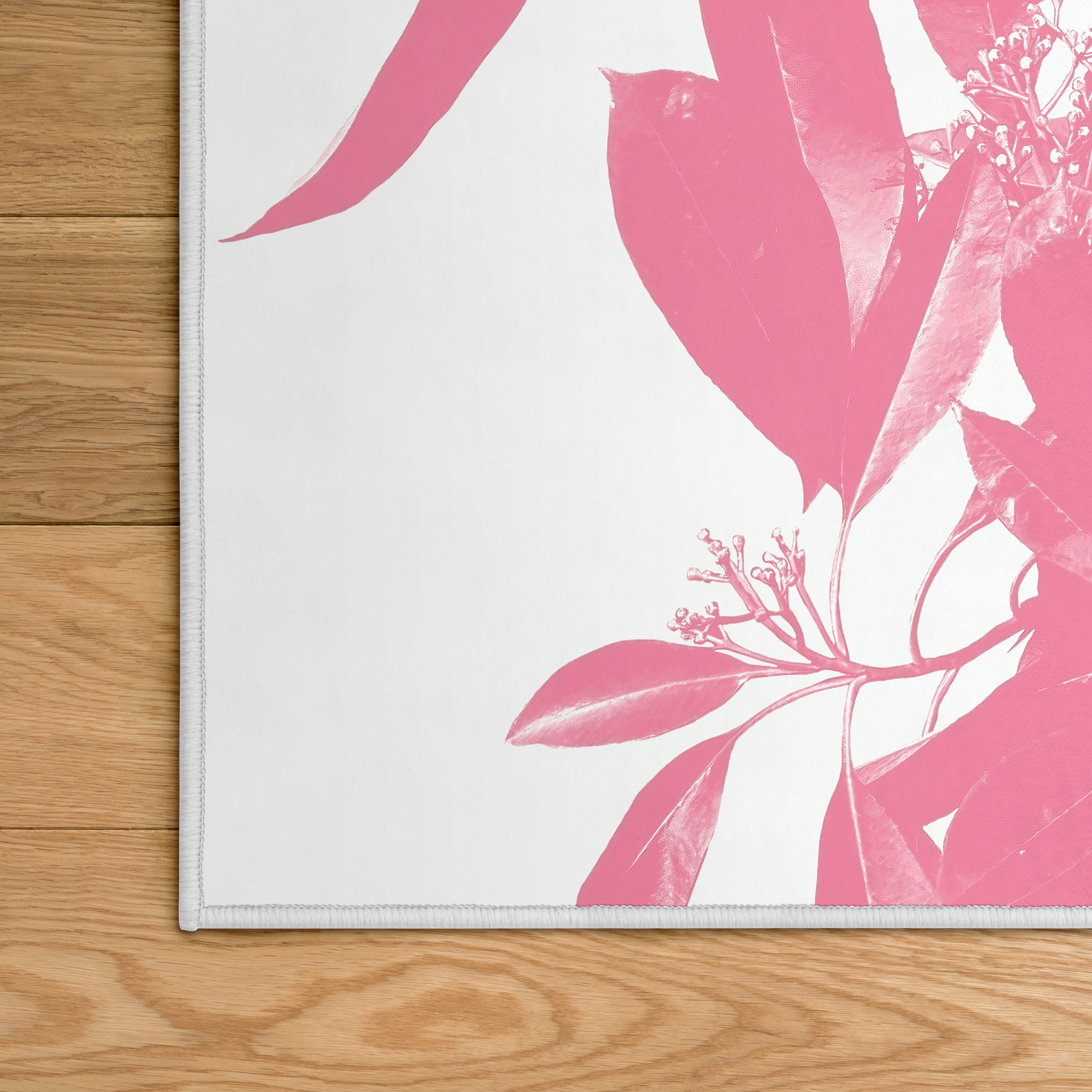 Pop Flower II Washable Art Area Rug size 5'x8', Power-loomed, Heavenly Softness with Non-Slipping Backing
