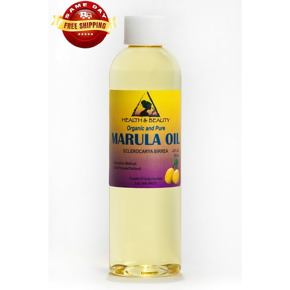 MARULA OIL REFINED ORGANIC CARRIER COLD PRESSED PREMIUM 100% PURE NATURAL 4 OZ