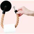thumbnail image 4 of Toilet Paper Holder, Toilet Roll Holder with Telephone Shelf, 304 Stainless Steel, No Drilling Wall Mount for Bathroom (Linen), 4 of 5