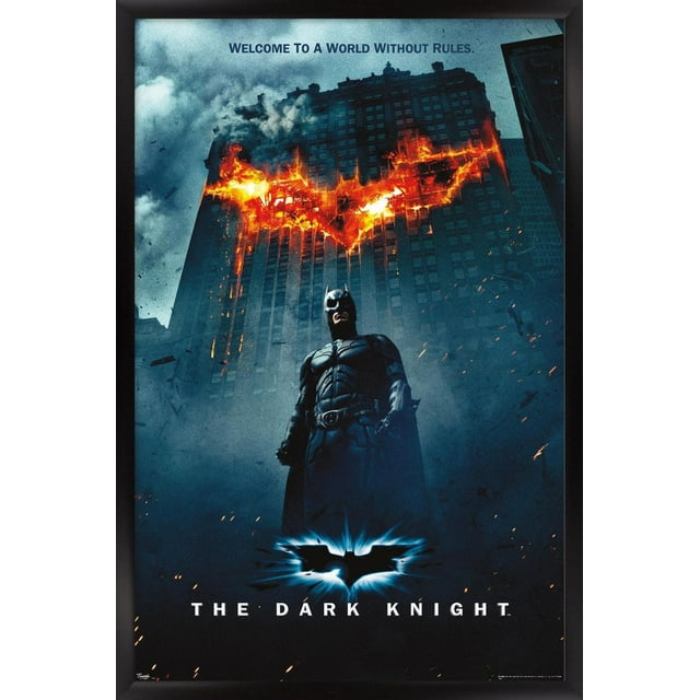 Film DC Comics - The Dark Knight - Batman Logo sur Fire One Sheet